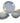 Bavarian Lustreware Set, Blue w Gold trim, 8 Salad+B&B, 7Cup/8Saucers, Cream/Sug