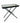 Horchow Mirrored Top & Faux Bamboo Bar Table, H. 31.5 x W. 31 in. x D. 18.5 in.
