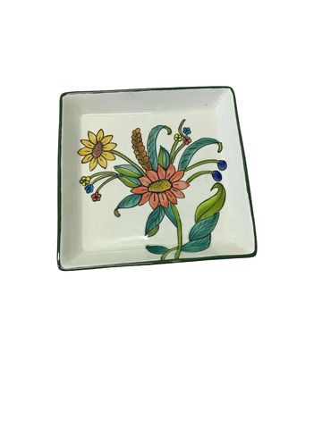 MCM Square Flower Dish9"x9"