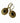 Pair 14k Yellow Gold & Cabochon Blue Sapphire Earrings, 4.4 g
