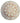Round Hooked Virgin Wood Rug 30"Dia, Green, Rust, Beige