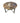Maitland Smith Coffee Table w/Cast Bronze Legs 20x35"