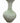 Chinese celadon baluster vase w/ embossed dragon, 23" h
