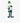 Earl & Wilson-Irish Green Sitting Santa 26x9"