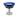 Set Of 4 Dorflinger Renaissance Cobalt Blue Sorbet Pedestal Bowls 5x4"