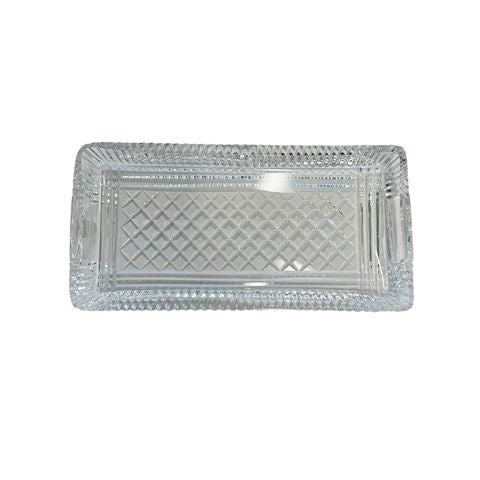 Waterford Cut Crystal Tray 10.5"x3"