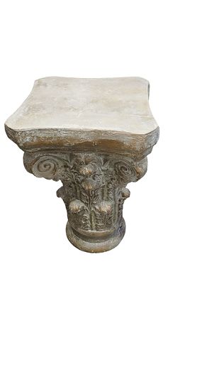 Composite Corinthian Column PLant Stand 24"Hx20"W