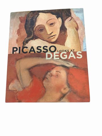 Hard Cover Book "Picasso Looks At Degas" 12' x 10"