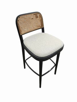 Edith Cane Bar Stool  17.7"W x 21.3"D x 40.2"H