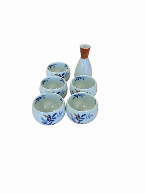 6 Pc Set Japanese Sake Set