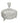 Footed crystal candy dish w/ lid, 7.25" h, 7" diam.