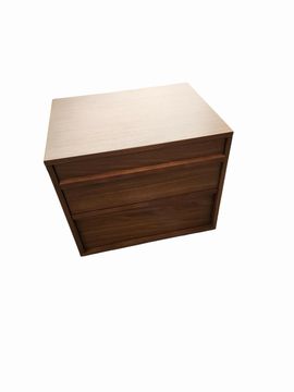 Joseph Nightstand, Walnut Tones