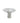 Steuben bouquet thumbprint glass vase, 6.5Dx5H
