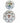 Pair of  Firenze Menegatti italian ceramic plates, 10D, 8D