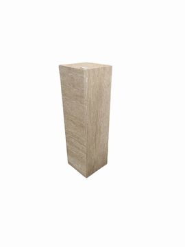 Travertine Pedestal 12" Square x 40"H