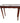 Bombay Co. mahogany toned wooden console table, 29.25H. 32W. 12D.