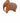 MCM Wooden Hand Carved Asian Elephant Sculpture 13x12"