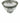 Antique Glass American Brilliant Bowl w/Silver Base & Rim 6x9"