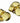 Pair Of Vintage Givenchy Cream Enamel Clip Earrings