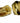 Pair Vintage Christian Dior Gold Tone Half Hoop Clip Earrings