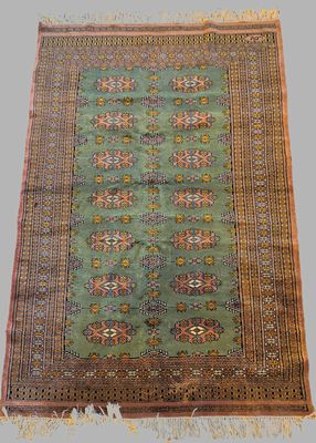 Green Field Pakistan Loomed Carpet  5'WX83"L