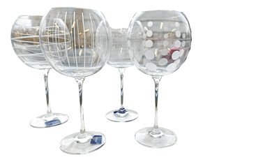 Mikasa Cheers - Set Of Four Balloon Glasses 9"