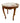 Louis XV Style Carved Beechwood Side Table w/Round Marble Top, 22.5 in. Diam.