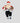 Seated Traditional Santa Claus w/Gifts & Reindeer 25x15"