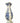 Vintage Delft Blue/White Vase 11"h, 3"w
