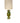Pair Of Vintage Green Ceramic Table Lamps 34x14"