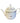 "Rose Garland" porcelain teapot (Portugal) (as is), 7.75" h