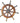 Antique wooden ship's wheel, 18" diam.