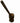 Antique Primitive Wooden Mortar & Pestle 27x8"
