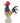 Handblown Murano Confetti Glass Rooster 9"h x 9"w