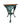 19th-century Brittannia walnut round pub table on ornate green cast iron base, 2