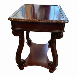 Convertible game table w/chess & backgammon pcs., 30.5H. 32W. 24D.