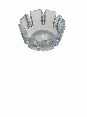 Sweden's Orrefors Art Glass Crystal Bowl 4x8"