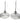 PAIR of new Hudson Valley Bennett Modern hanging lamps, 18" diam., 12.75" h