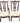 Set of 8 Chippendale-style mahogany dining chairs--2 arm, 6 side,