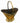 Brass coal skuttle, 11" h (without handle) x 14" w x 10" d