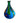 Vntg Murano Glass Fan Vase 12"Hx2"Dia