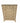 Refinished 6-drawer chest of drawers w/natural wood fluted drawers, 47H 34W 20D