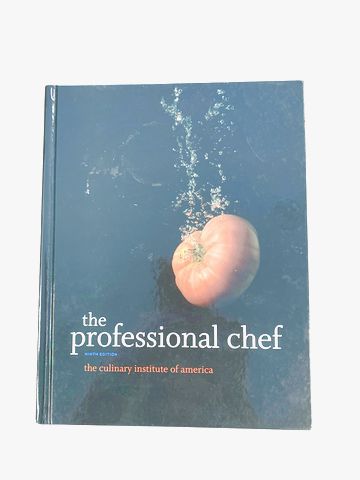 Hard Cover Book " The Professional Chef" 11" x 9"