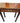 Small Dark Wood Console Table 30"H x 12"D x 24"L As is