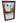 Large VTG Wood Frame Mirror, 24x40.5"