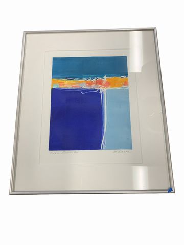 "Ocean Dawn 12" Framed Art Signed By Anderson 17"x 15"