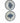 Pair of Ironstone plates, Tempyo pattern, blue/white, 10.75D