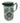 Spode green transferware "Fitzhugh" stoneware pitcher, 5.5" h