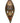 Hand-Painted African Mask 11.5"Hx5"W