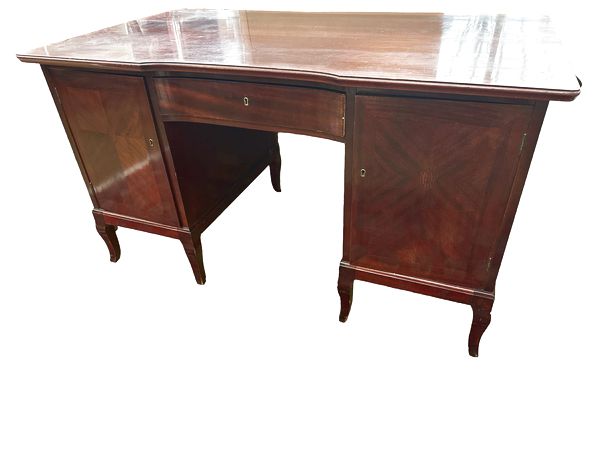 Vintage Executive-Style Desk